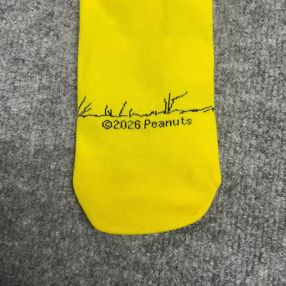 Odd Sox Peanuts Snoopy Woodstock Chill Yellow Crew Socks Mens Size 6-13 NEW - Picture 5 of 7